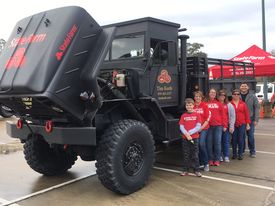 The team at a local Event called Touch a Truck