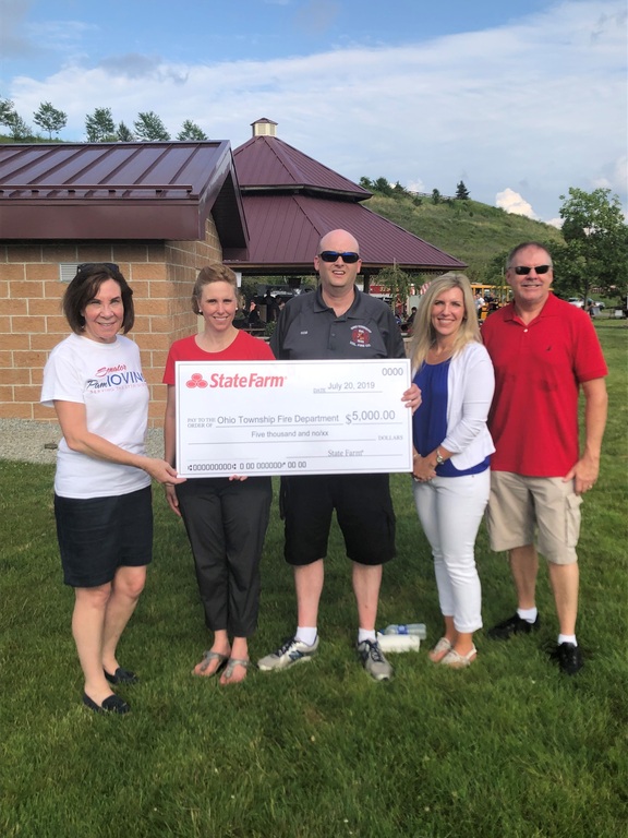 Community support of Ohio Twp Fire Dept