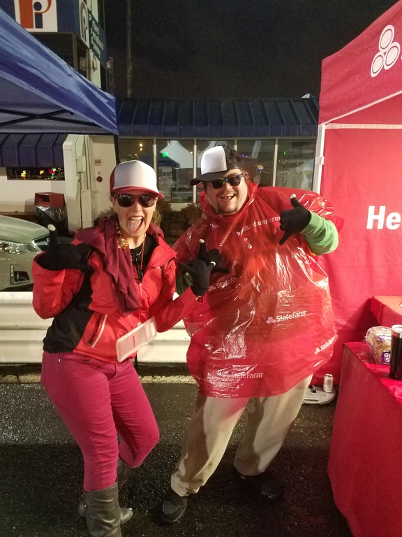 Ashley Goodenough State Farm Representing at the Turkey Trot 5K