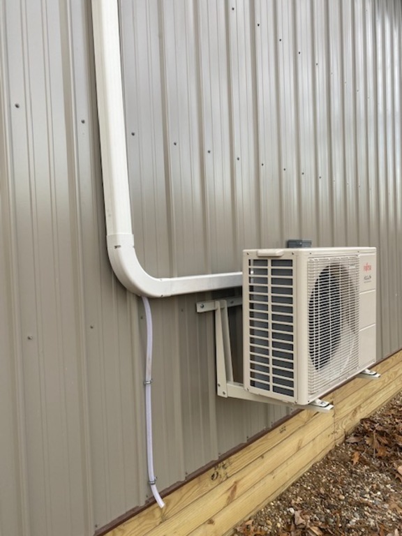 wall mounted mini split install.