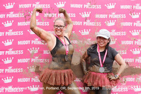 Ashley Goodenough State Farm Representing at the Muddy Princess 5K