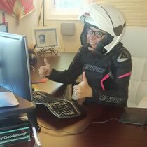 Biker Boss in the Office