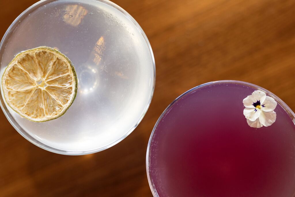 Cocktails prepared with skill and craft.