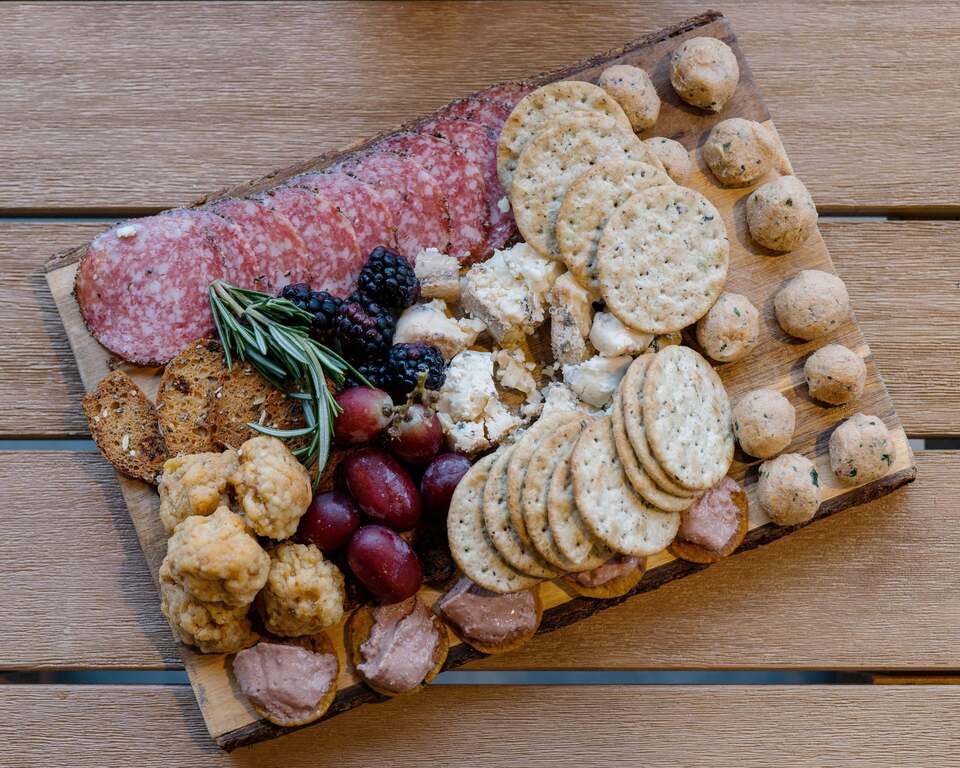 Locally sourced produce and ingredients.