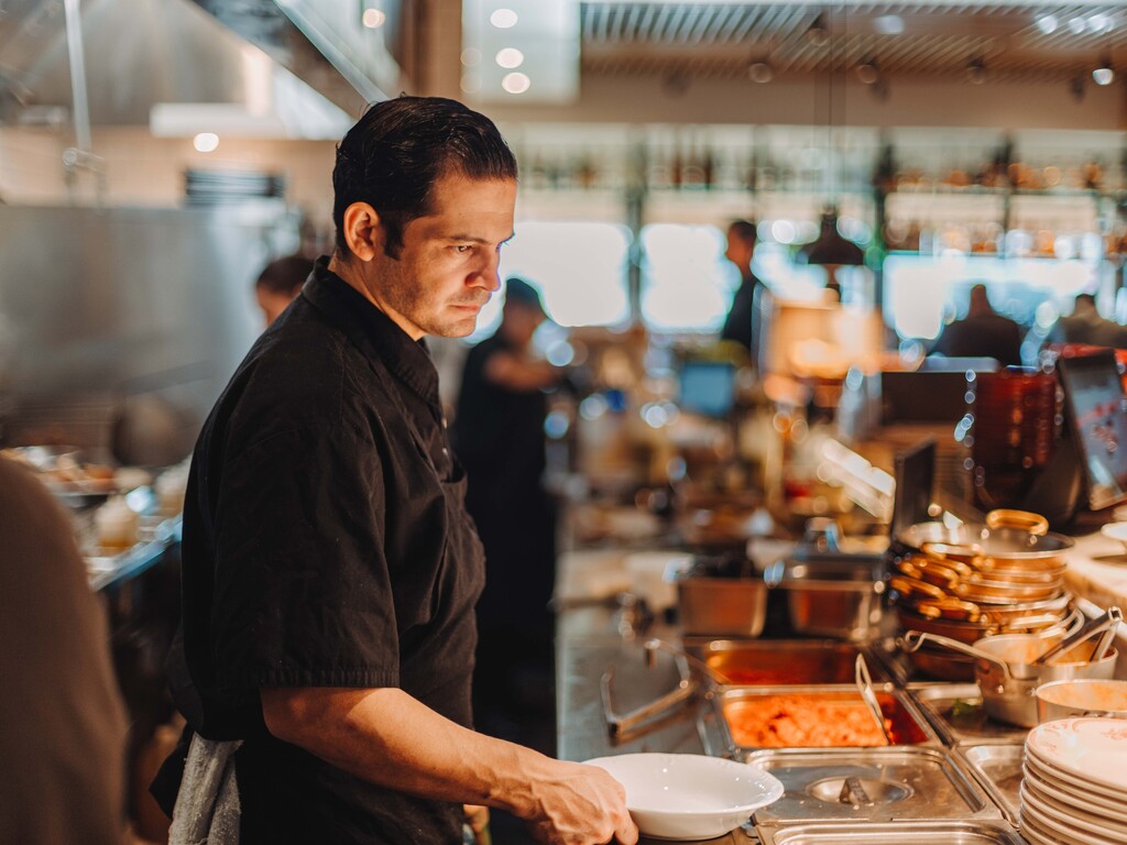 team members on the job