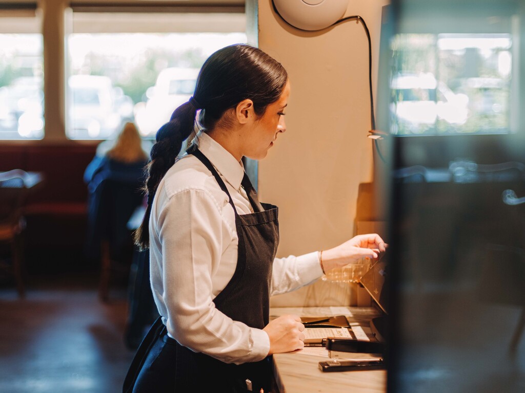 team members on the job