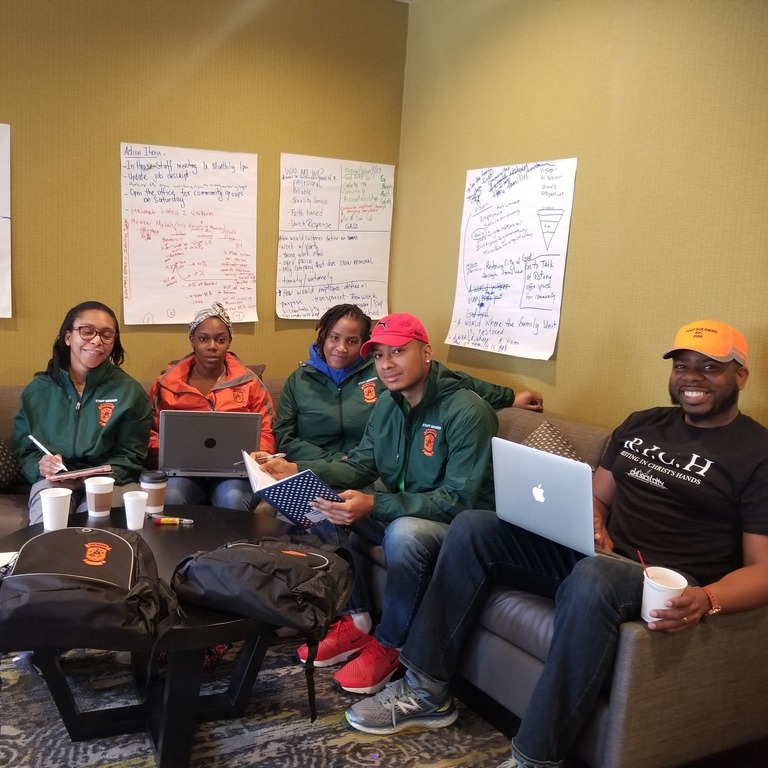 Team planning meeting