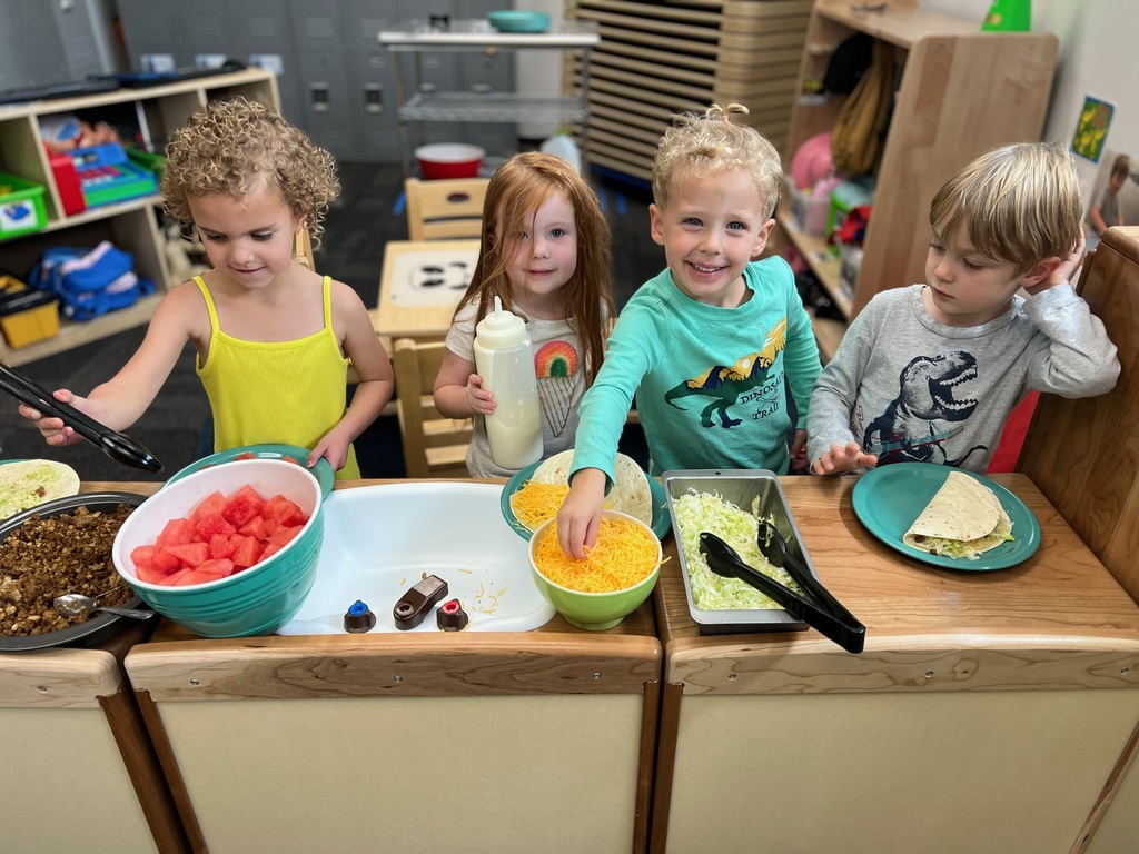 Who doesn't love Tacos?? We are passionate about feeding the children in our care healthy, fresh food, and creating life-long healthy habits.