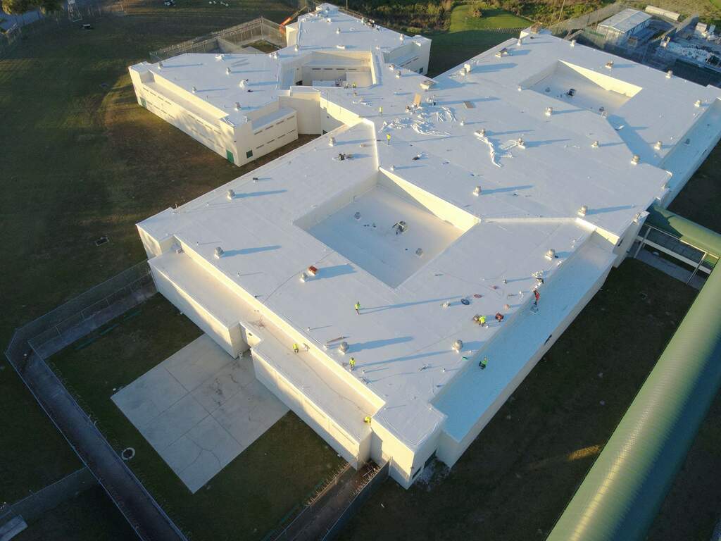 Duro-Last roof on the Central County Jail