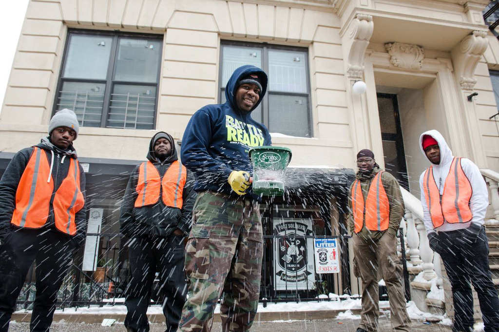 Wall Street Journal photo prepping for snow
