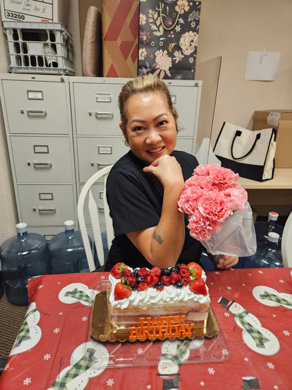 Happy Birthday to Helen, our happy assistant!
