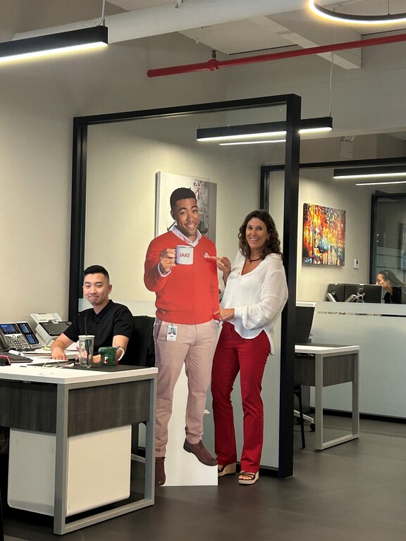 office Sam, Christine and Jake