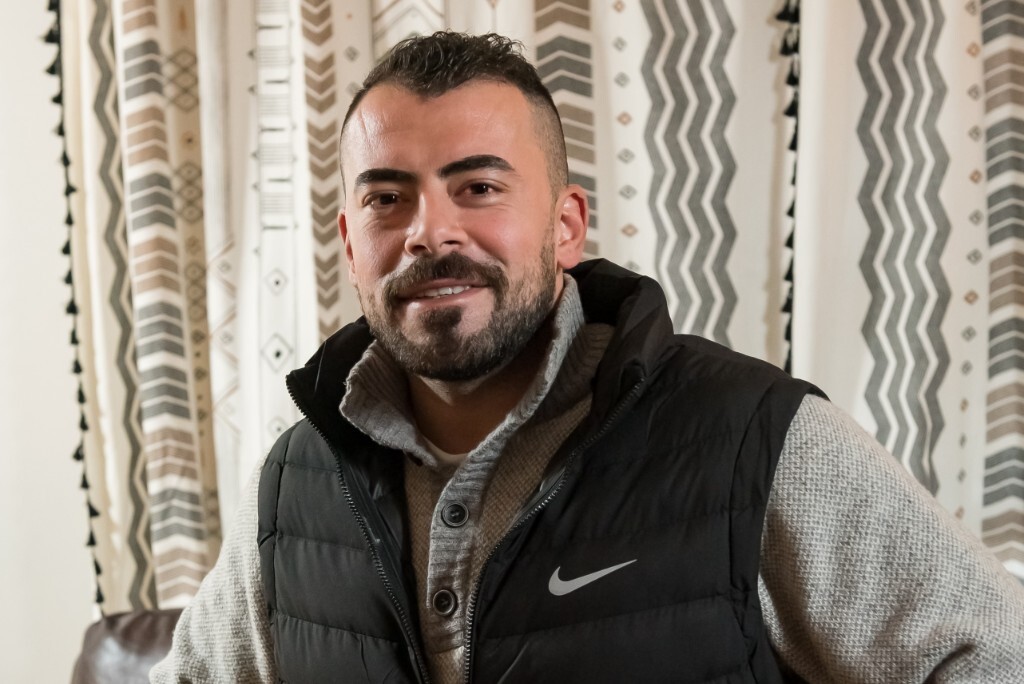 staff person smiling in residential home