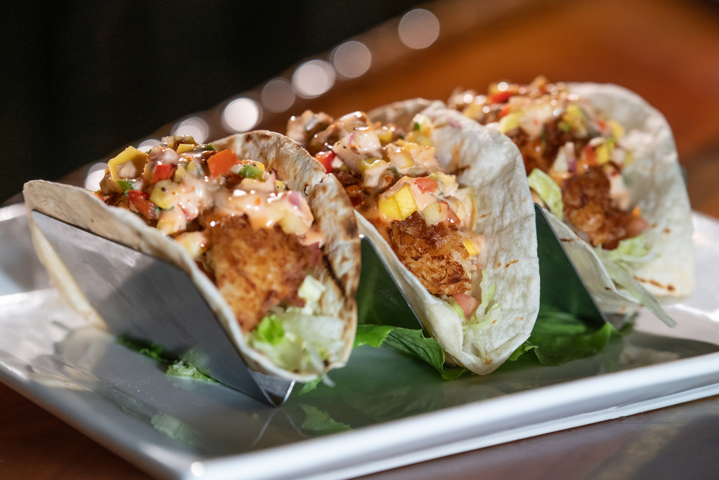 Coconut Shrimp Tacos