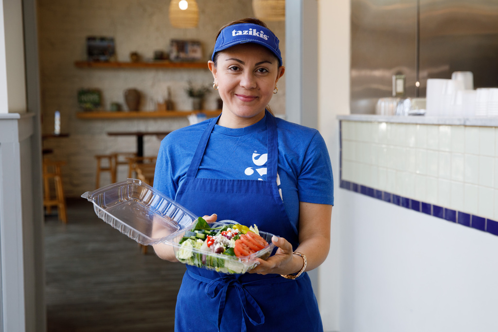 Tazikis team members on the job