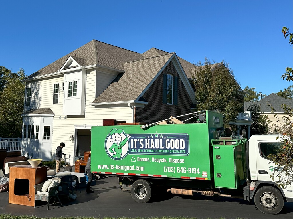 A typical day may include clearing out an estate of all remaining contents once they've downsized to a smaller home.