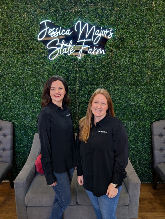 Jessica and Emmy (our office manager)