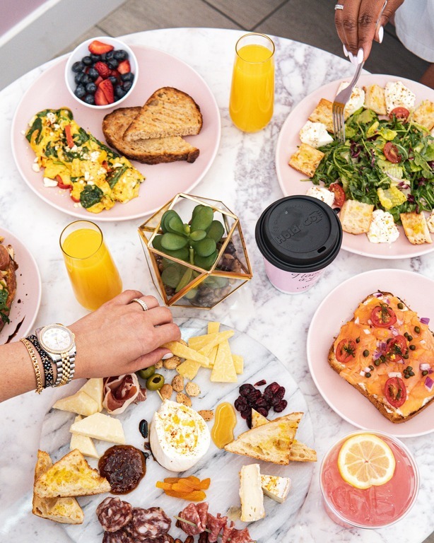 Table of pastries