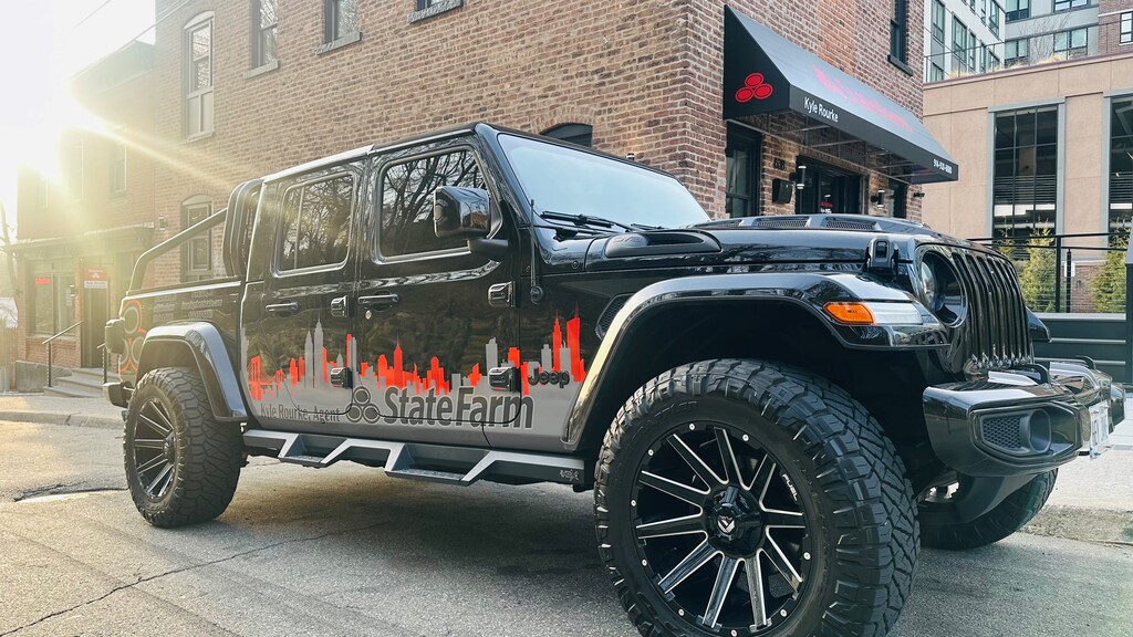 Our wrapped Jeep Gladiator