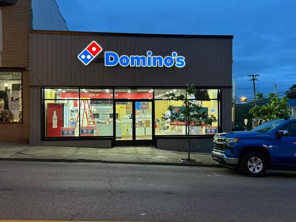 New commercial storefront in the new Domino"s