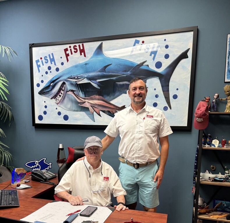 Owner Tom Gaslin & Sales Director Brandon