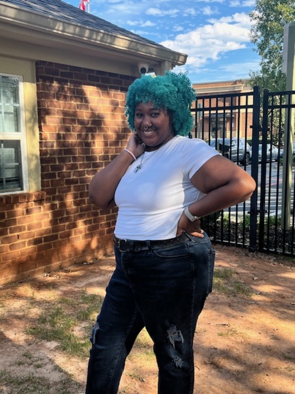 We have fun dress up days.