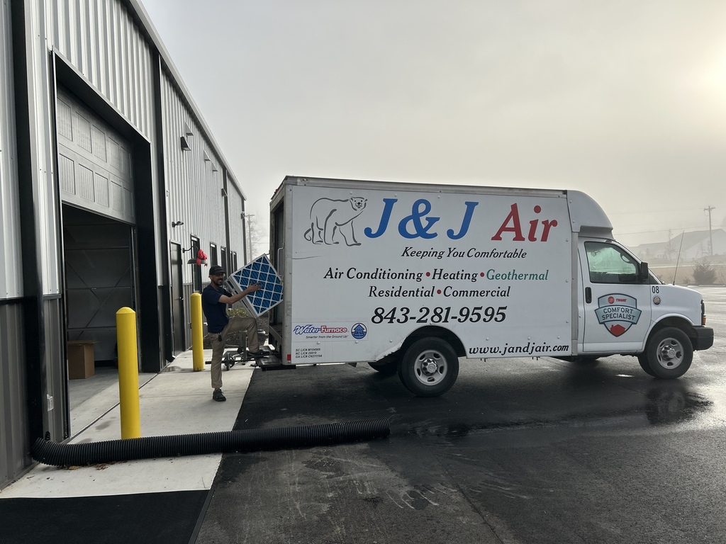 HVAC work van