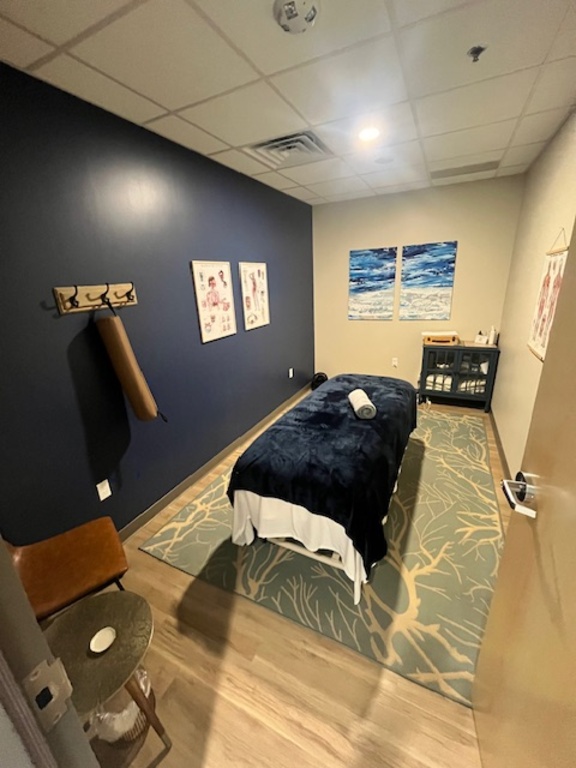 5 gorgeous massage rooms with custom art and anatomical charts