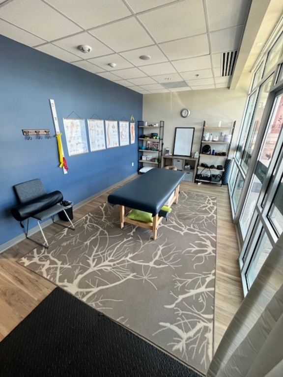 Spacious, well lit Sports Recovery Room (and Couples Massage Room)