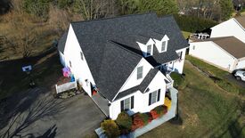 Asphalt shingle roof completed by TEC.