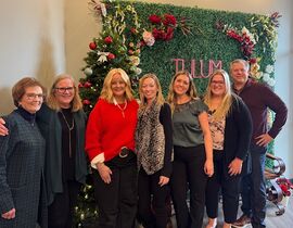 Fun at the Christmas luncheon 