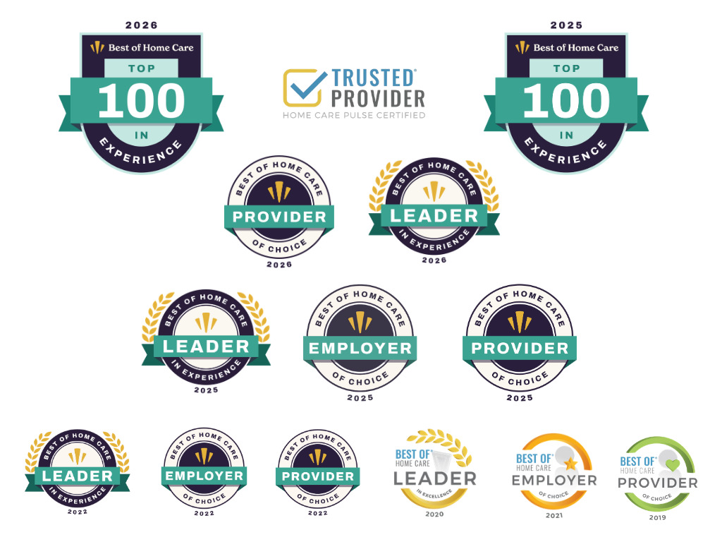 We're one of the best home care agencies in the country three years running.

That's not something we say. That's what the data says based on client and caregiver satisfaction.