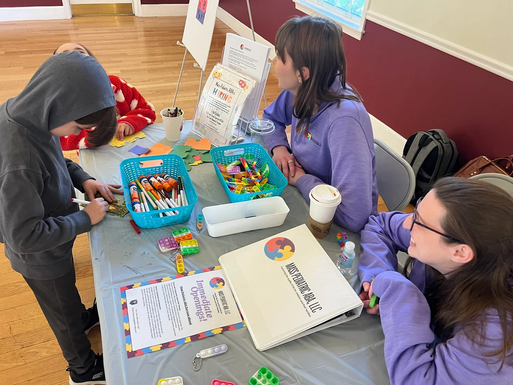 Connecting with the community during a Neurodiversity Celebration Lego event