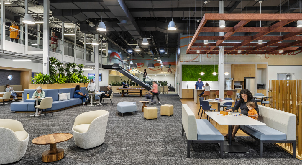 Center Infield- Where Members and Care Partners socialize within their community