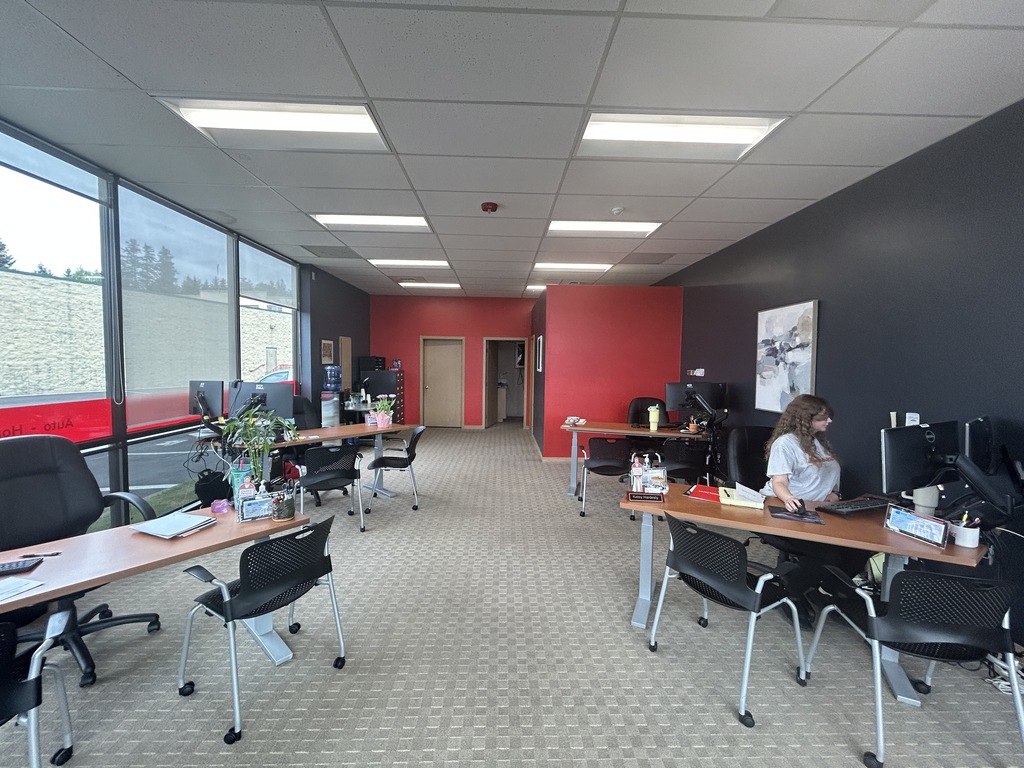 Inside the office