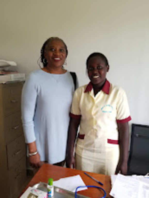 CEO supporting Nursing in Fort Portal, Uganda.