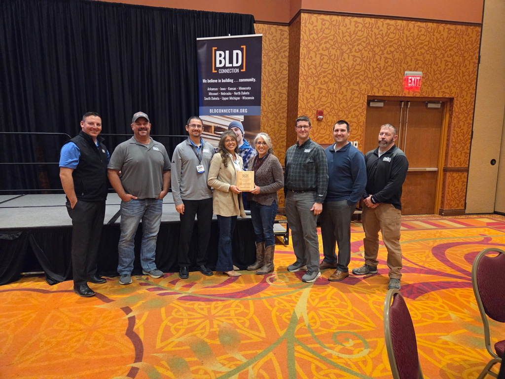 Sack Lumber was proud to be named 2025 Dealer of the Year by BLD Connection!
