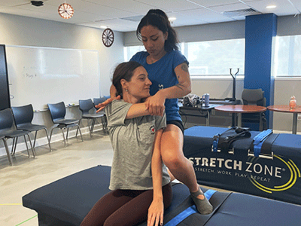 Local organizations, including schools, hire Stretch Zone North Beach and Stretch Zone South Beach to provide relaxing services to show appreciation to staff members.
