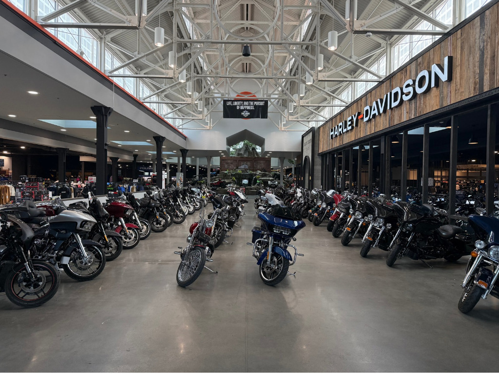 Black Diamond Harley Davidson® inside The Oasis
